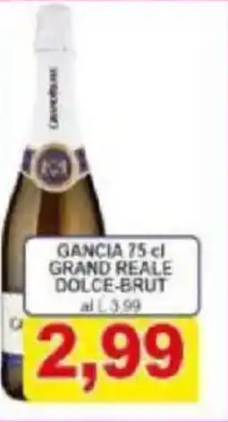 Pewex Gancia grand reale dolce-brut offerta