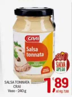 Crai Salsa tonnata CRAI offerta