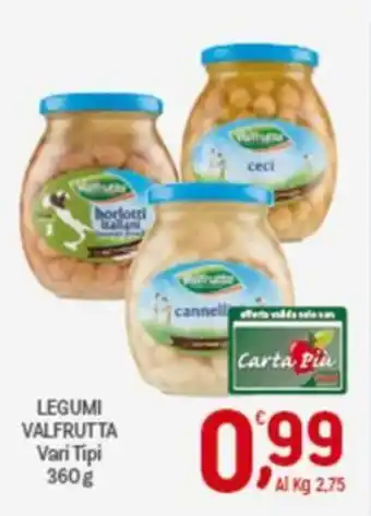 Crai Legumi VALFRUTTA offerta