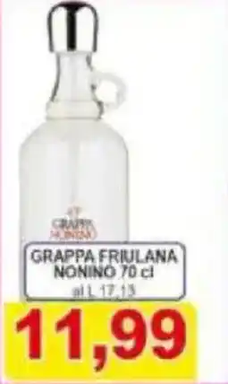 Pewex Crapp grappa friulana NONINO offerta