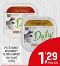 Crai Patè adult dog daily ALMO NATURE offerta