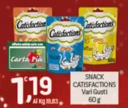 Crai Snack CATISFACTIONS offerta