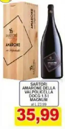 Pewex Sartori amarone della valpolicella DOCG magnum offerta