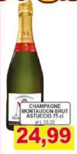 Pewex Champagne montaudon brut astuccio offerta