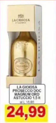 Pewex La gioiosa prosecco doc magnum oro astuccio offerta