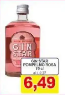 Pewex Gin star pompelmo rosa offerta