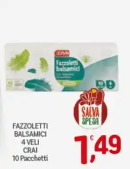 Crai Fazzoletti balsamici 4 veli CRAI offerta