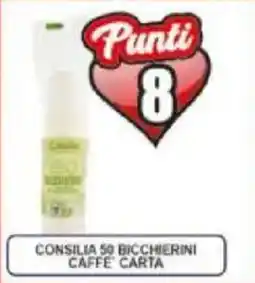 Pewex Consilia 50 bicchierini caffe carta offerta