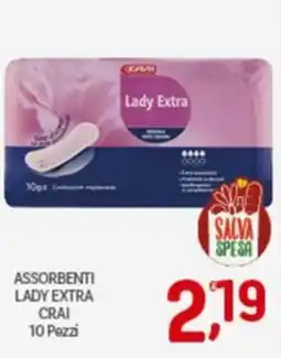 Crai Assorbenti lady extra CRAI offerta