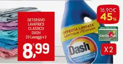 Crai Detersivo lavatrice classico DASH offerta