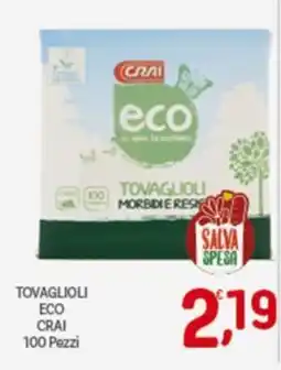Crai Tovaglioli eco CRAI offerta