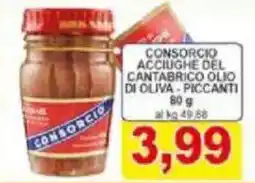 Pewex Consorcio acciughe del cantabrico olio di oliva piccanti offerta