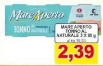 Pewex Mare aperto tonno al naturale offerta