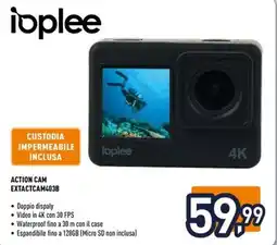 Unieuro ioplee ACTION CAM EXTACTCAM403B offerta