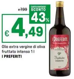 Iper La Grande Olio extra vergine di oliva fruttato intenso I PREFERITI offerta