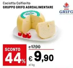 Iper La Grande Caciotta Colfiorito GRUPPO GRIFO AGROALIMENTARE offerta