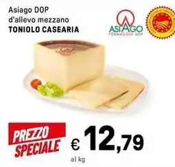 Iper La Grande Asiago DOP d'allevo mezzano TONIOLO CASEARIA offerta