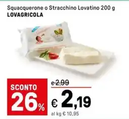 Iper La Grande Squacquerone o Stracchino Lovatino LOVAGRICOLA offerta