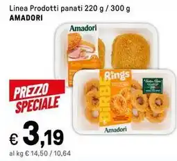 Iper La Grande Linea Prodotti panati AMADORI offerta