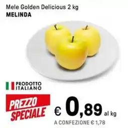 Iper La Grande Mele Golden Delicious MELINDA offerta