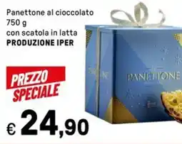 Iper La Grande Panettone al cioccolato PRODUZIONE IPER offerta