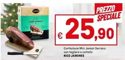 Iper La Grande Confezione Mini Jamon Serrano NICO JAMONES offerta