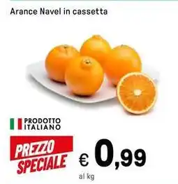 Iper La Grande Arance Navel in cassetta offerta