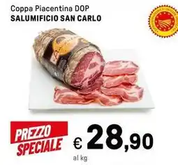 Iper La Grande Coppa Piacentina DOP SALUMIFICIO SAN CARLO offerta