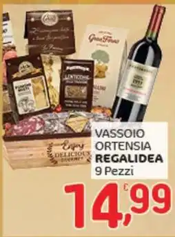 Crai Vassoio ortensia REGALIDEA 9 Pezzi offerta