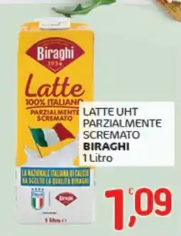Crai Latte uht parzialmente scremato BIRAGHI offerta