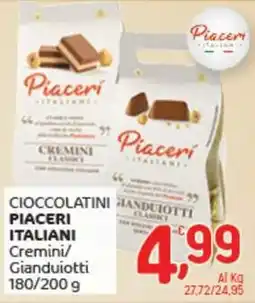 Crai Cioccolatini PIACERI ITALIANI offerta