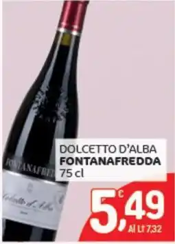 Crai Dolcetto d'alba FONTANAFREDDA offerta