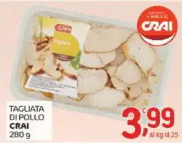 Crai Tagliata di pollo CRAI offerta