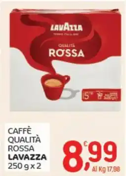 Crai Caffè qualità rossa LAVAZZA offerta