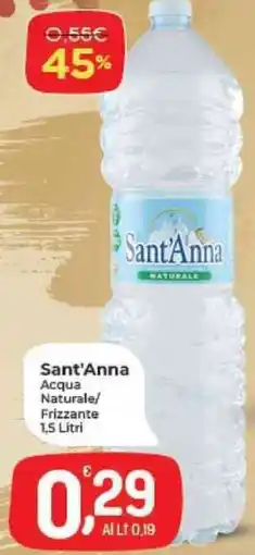 Crai Sant'Anna Acqua Naturale/ Frizzante offerta