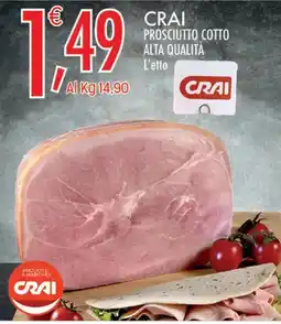 Crai Crai prosciutto cotto alta qualita offerta
