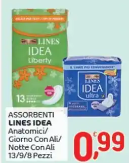 Crai Assorbenti LINES IDEA offerta
