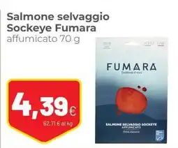 Coop Salmone selvaggio Sockeye Fumara affumicato offerta