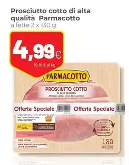 Coop Prosciutto cotto di alta qualità Parmacotto offerta