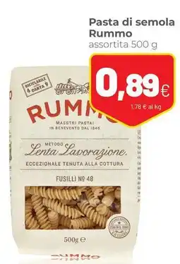 Coop Pasta di semola Rummo offerta