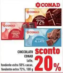 Conad City Cioccolato CONAD offerta