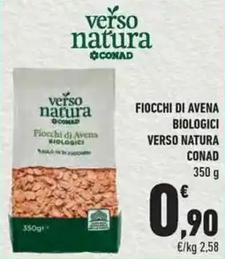 Conad City Fiocchi di avena biologici verso natura CONAD offerta