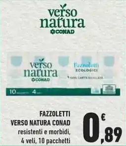 Conad City Fazzoletti verso natura CONAD offerta
