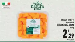 Conad City Zucca a cubetti biologica verso natura CONAD offerta