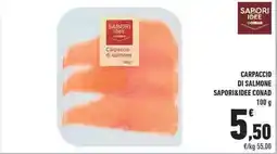 Conad City Carpaccio di salmone SAPORI&IDEE CONAD offerta