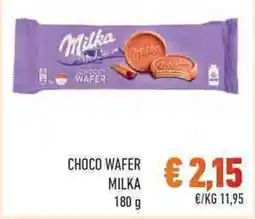 Conad City Choco wafer MILKA offerta