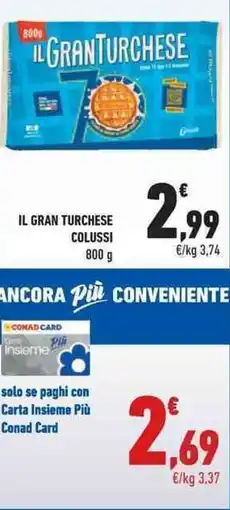 Conad City Il gran turchese COLUSSI offerta