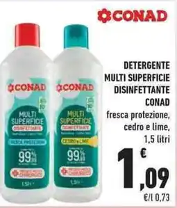 Conad City Detergente multi superficie disinfettante CONAD offerta