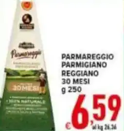 Iper Triscount Parmareggio parmigiano reggiano 30 mesi offerta