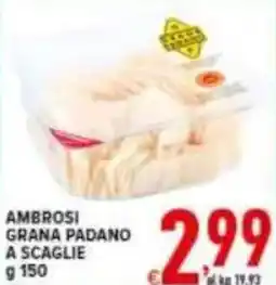 Iper Triscount Ambrosi grana padano a scaglie offerta